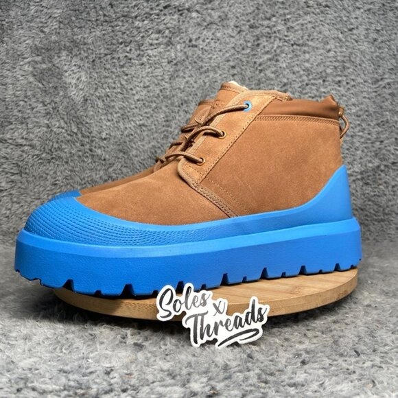 UGG Neumel Weather Hybrid Waterproof Chukka Size 8 Men Chestnut Blue 1143991 main image 4